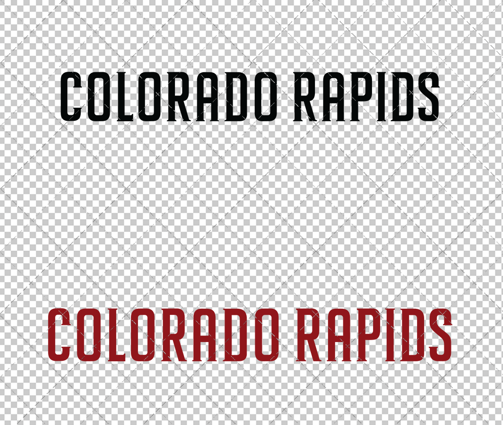 Colorado Rapids Wordmark 2007 005, Svg, Dxf, Eps, Png - SvgShopArt