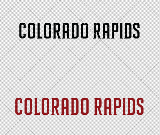 Colorado Rapids Wordmark 2007 005, Svg, Dxf, Eps, Png - SvgShopArt