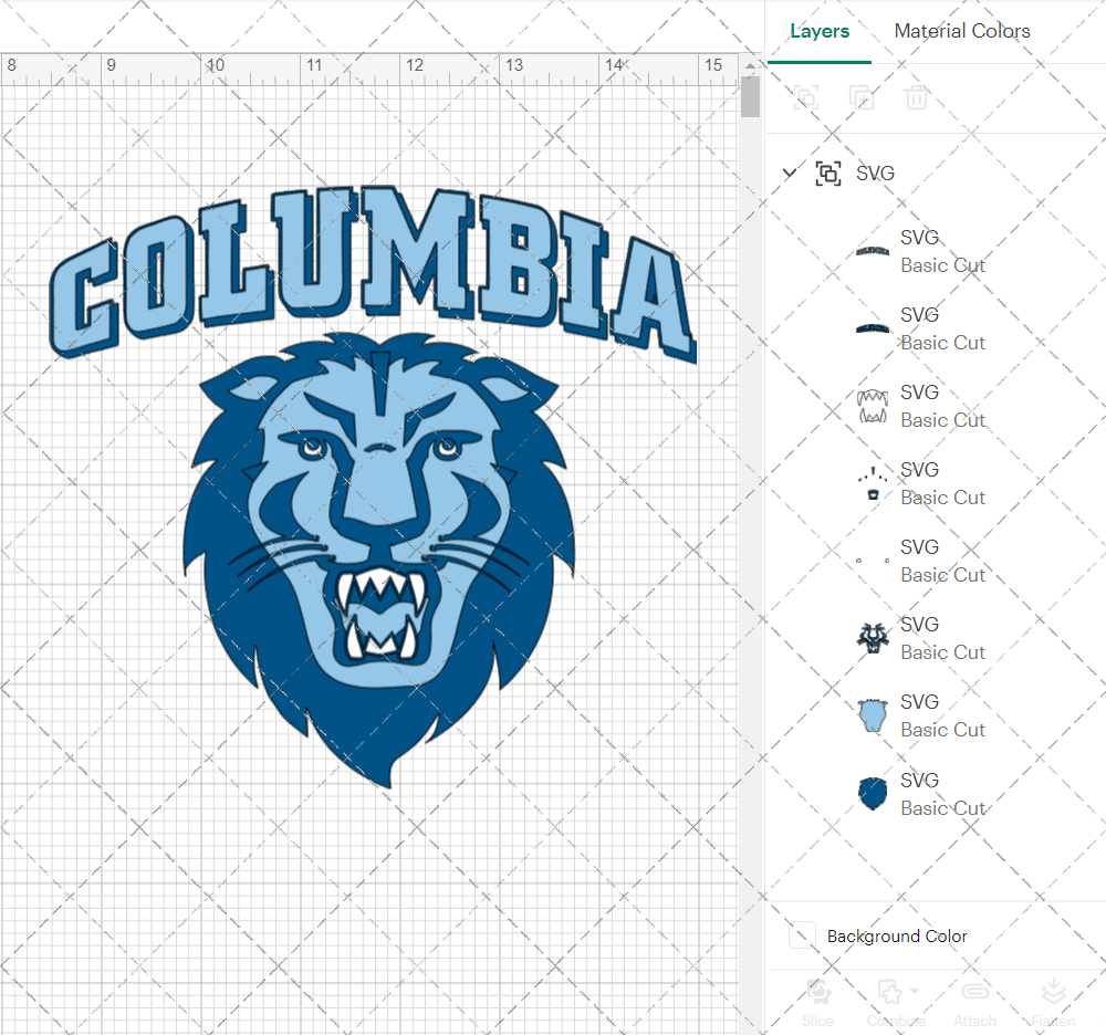 Columbia Lions 2006, Svg, Dxf, Eps, Png - SvgShopArt