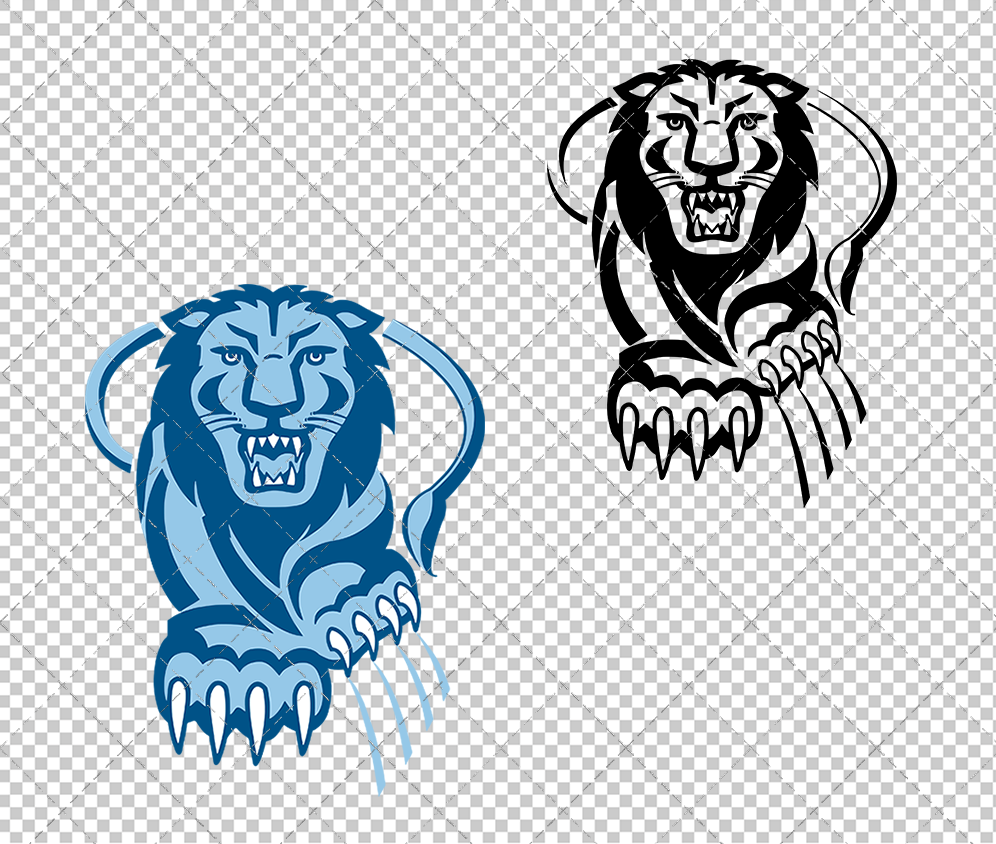 Columbia Lions Alternate 1997 002, Svg, Dxf, Eps, Png