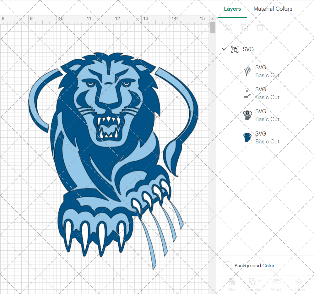Columbia Lions Alternate 1997 002, Svg, Dxf, Eps, Png - SvgShopArt