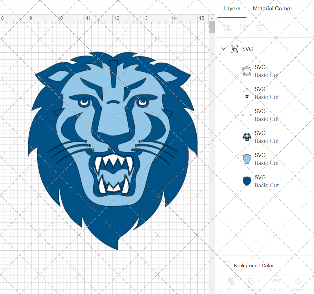 Columbia Lions Alternate 1997 003, Svg, Dxf, Eps, Png - SvgShopArt