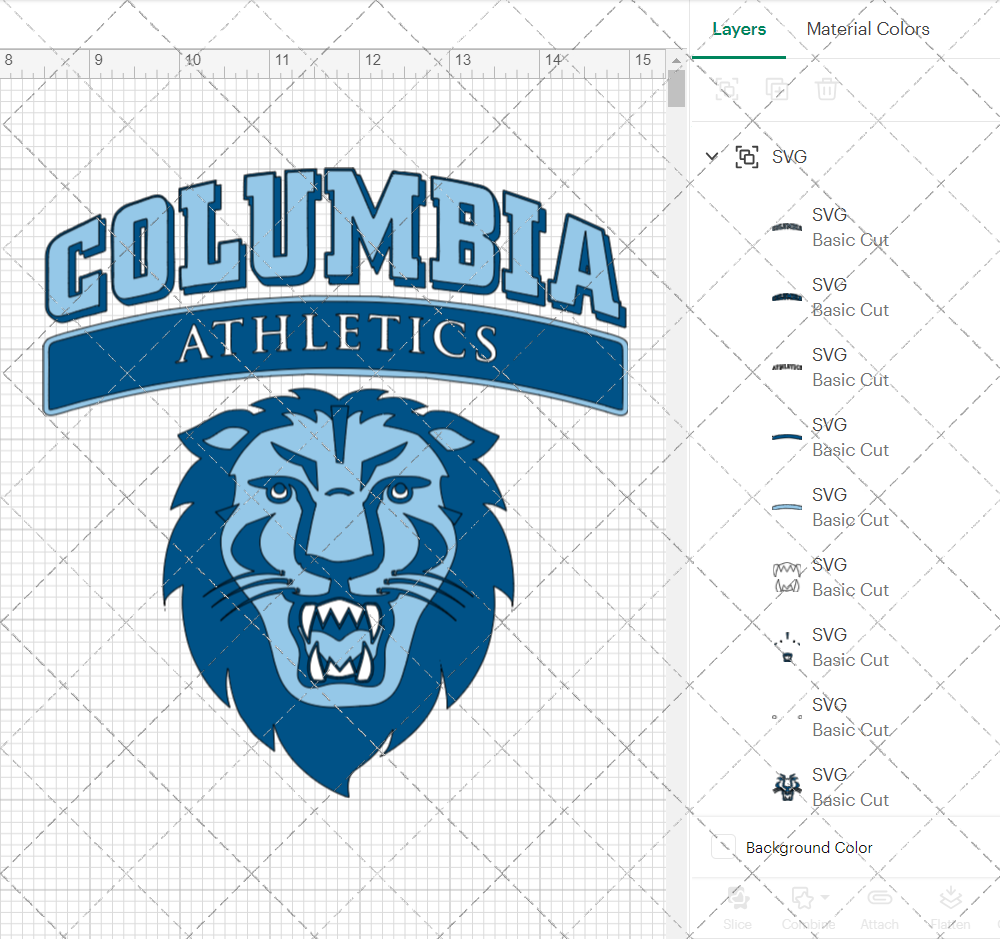 Columbia Lions Alternate 2006, Svg, Dxf, Eps, Png - SvgShopArt