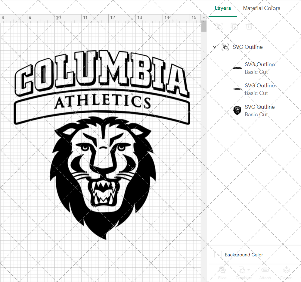 Columbia Lions Alternate 2006, Svg, Dxf, Eps, Png - SvgShopArt