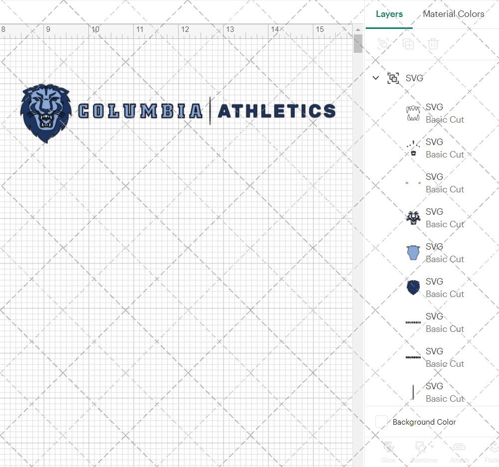 Columbia Lions Alternate 2025 002, Svg, Dxf, Eps, Png - SvgShopArt