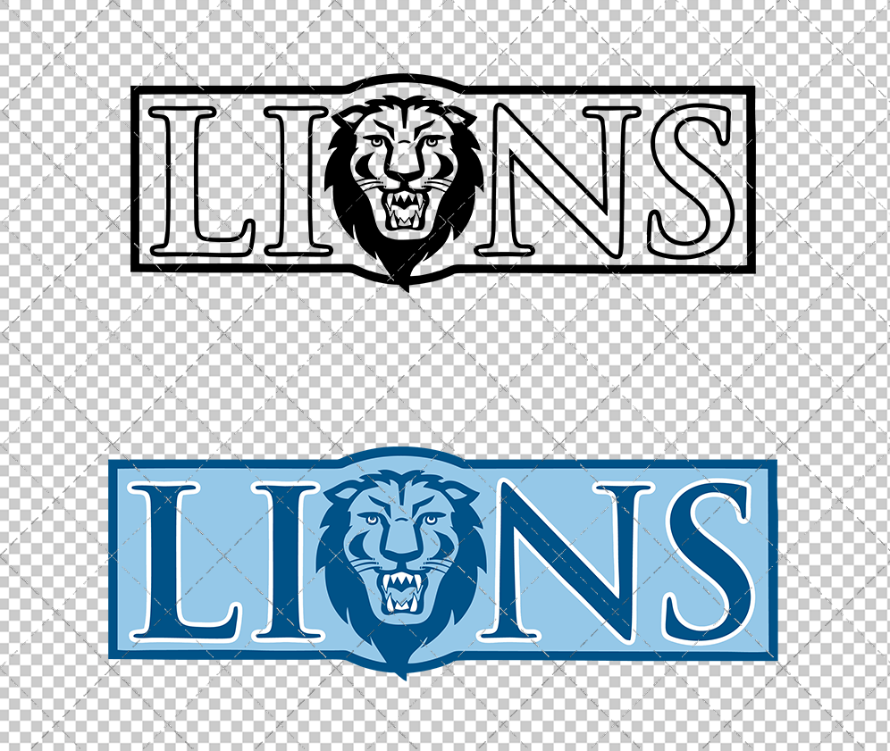 Columbia Lions Wordmark 1997, Svg, Dxf, Eps, Png - SvgShopArt