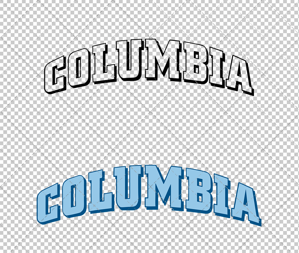 Columbia Lions Wordmark 2006, Svg, Dxf, Eps, Png - SvgShopArt