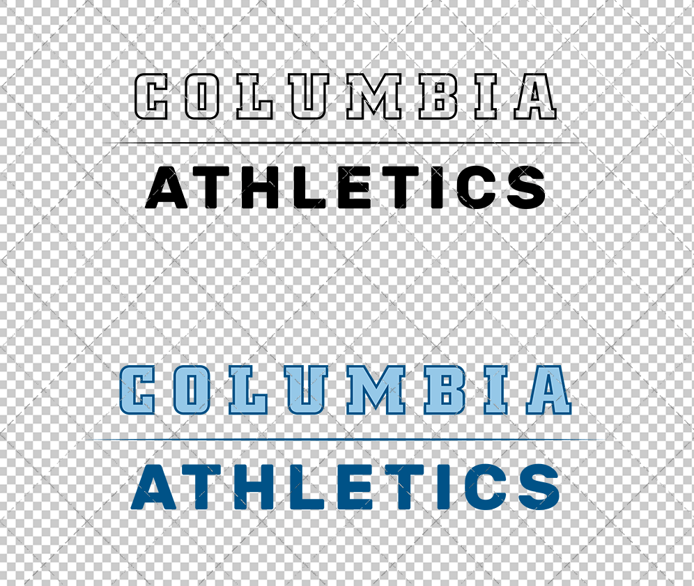 Columbia Lions Wordmark 2017 002, Svg, Dxf, Eps, Png - SvgShopArt