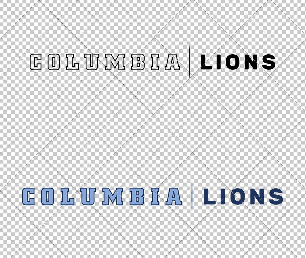 Columbia Lions Wordmark 2025 003, Svg, Dxf, Eps, Png - SvgShopArt