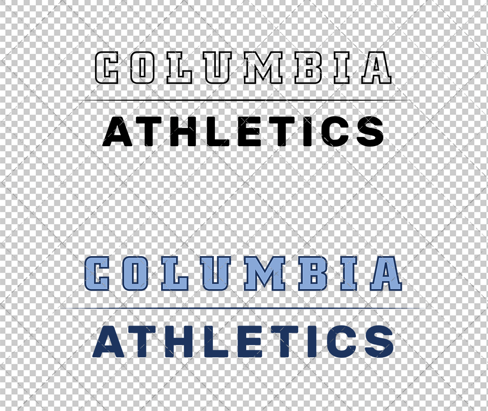 Columbia Lions Wordmark 2025, Svg, Dxf, Eps, Png - SvgShopArt