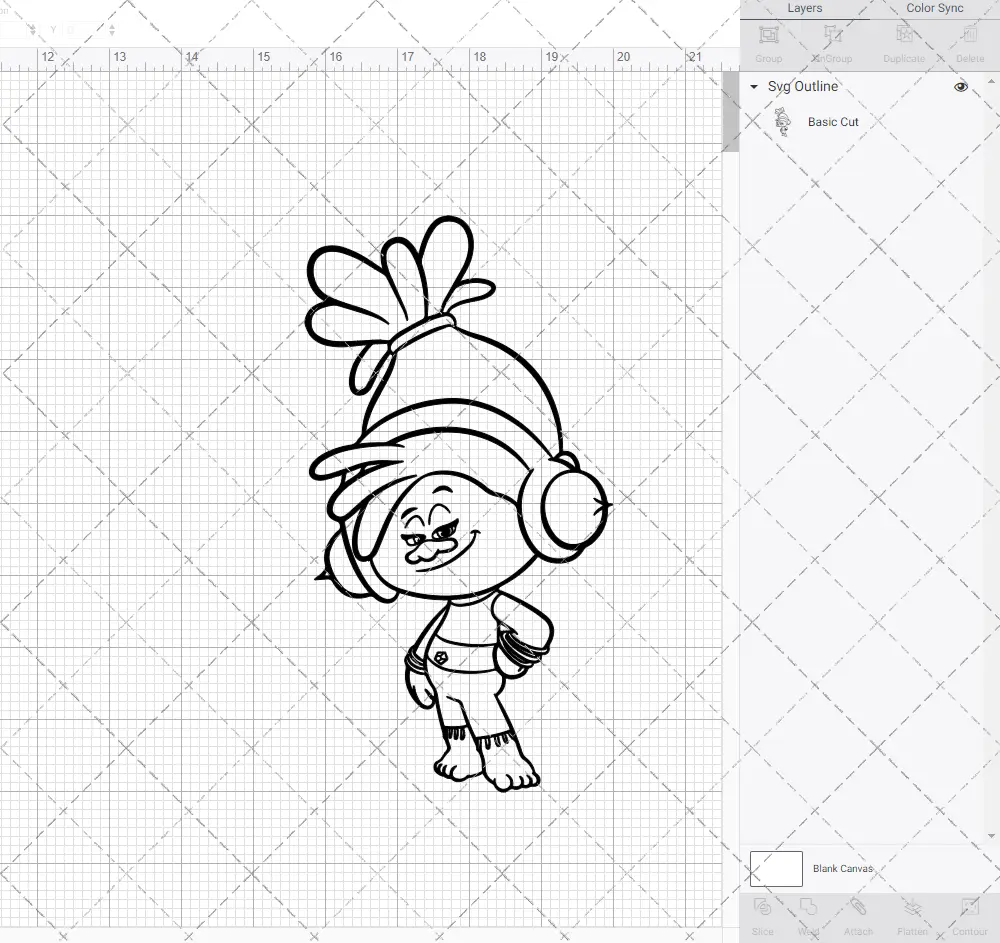 DJ Suki - Trolls, Svg, Dxf, Eps, Png SvgShopArt
