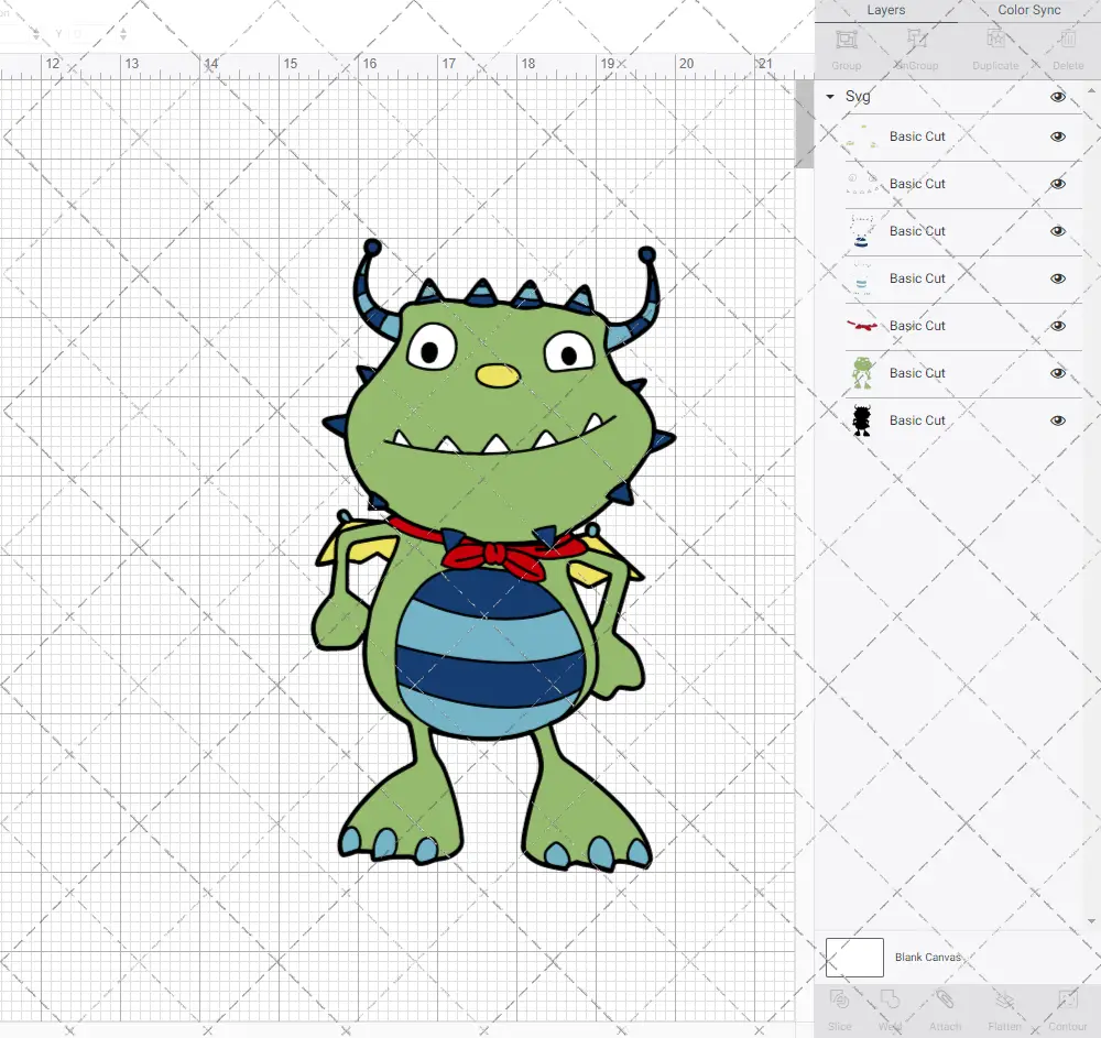 Daddo - Henry Hugglemonster, Svg, Dxf, Eps, Png SvgShopArt