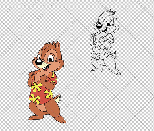 Dale - Rescue Rangers, Svg, Dxf, Eps, Png SvgShopArt