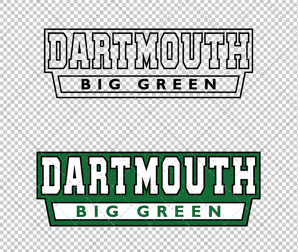 Dartmouth Big Green Secondary 2005, Svg, Dxf, Eps, Png - SvgShopArt