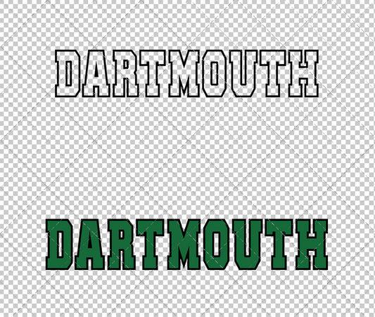 Dartmouth Big Green Wordmark 2005 002, Svg, Dxf, Eps, Png - SvgShopArt