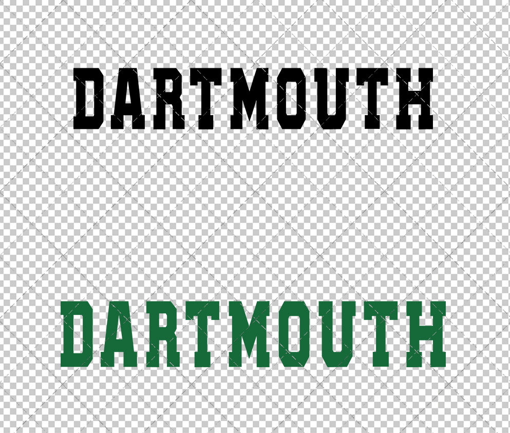 Dartmouth Big Green Wordmark 2005 003, Svg, Dxf, Eps, Png - SvgShopArt