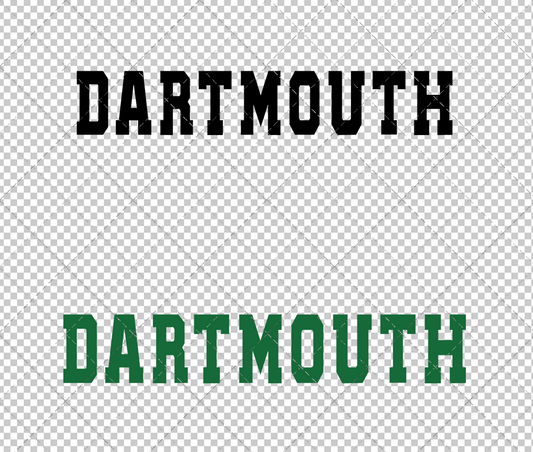 Dartmouth Big Green Wordmark 2005 003, Svg, Dxf, Eps, Png - SvgShopArt