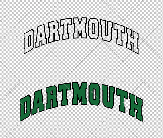 Dartmouth Big Green Wordmark 2005, Svg, Dxf, Eps, Png - SvgShopArt