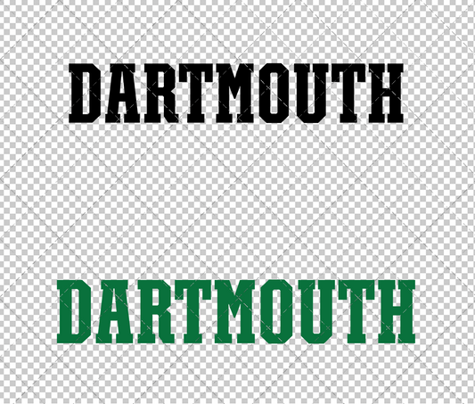 Dartmouth Big Green Wordmark 2019 002, Svg, Dxf, Eps, Png - SvgShopArt