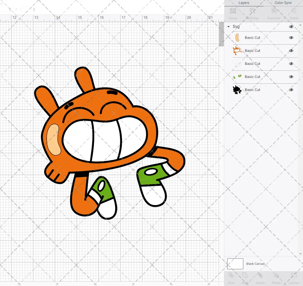 Darwin Watterson - The Amazing World of Gumball 002, Svg, Dxf, Eps, Png SvgShopArt