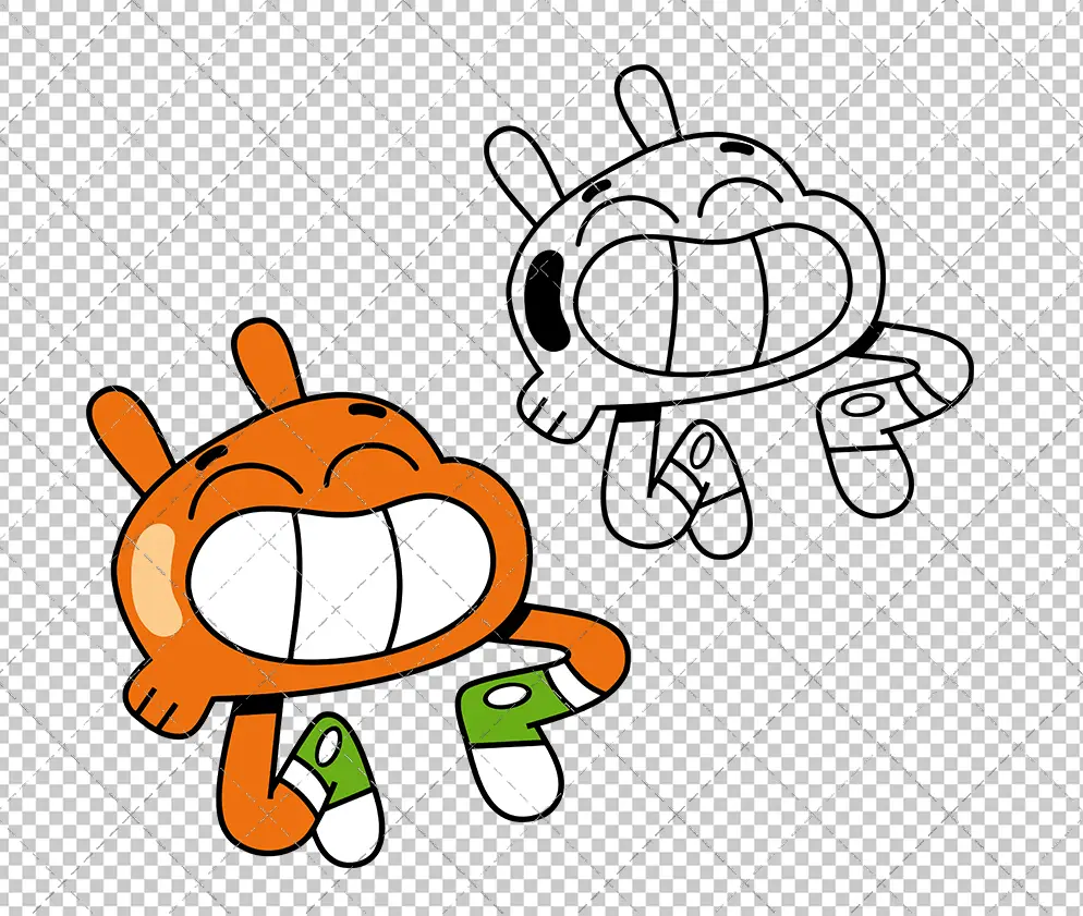Darwin Watterson - The Amazing World of Gumball 002, Svg, Dxf, Eps, Png SvgShopArt
