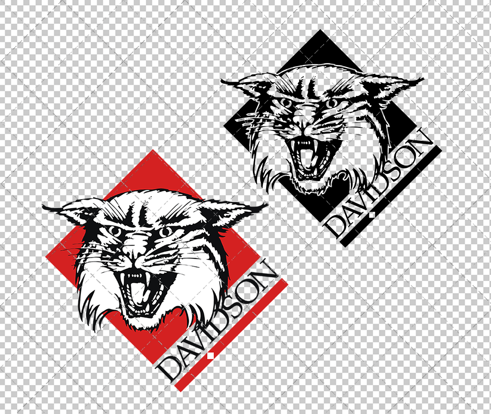 Davidson Wildcats 1989, Svg, Dxf, Eps, Png - SvgShopArt