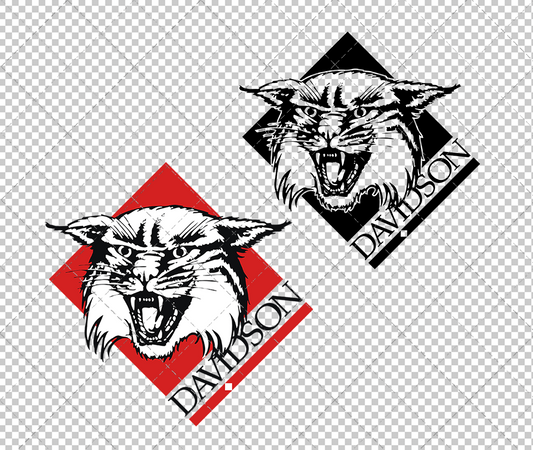 Davidson Wildcats 1989, Svg, Dxf, Eps, Png - SvgShopArt
