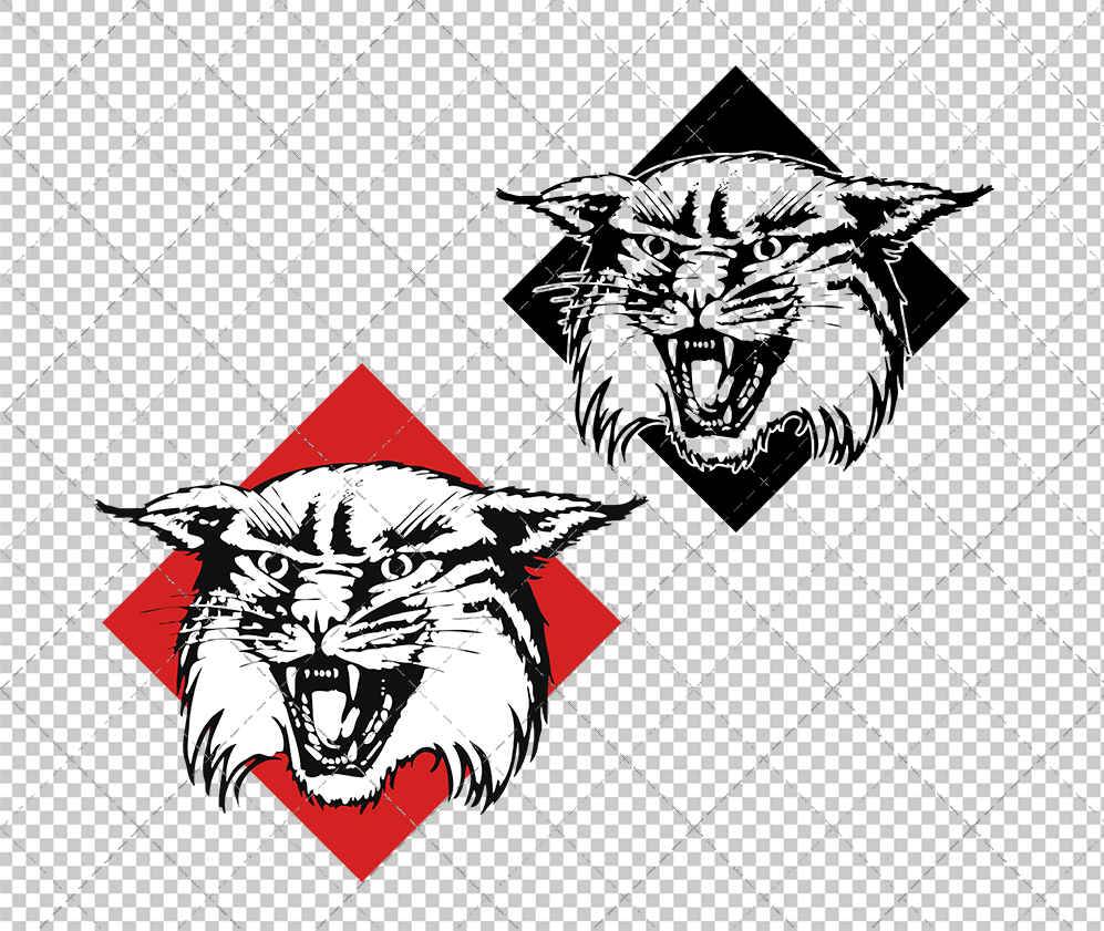 Davidson Wildcats Alternate 1989, Svg, Dxf, Eps, Png - SvgShopArt