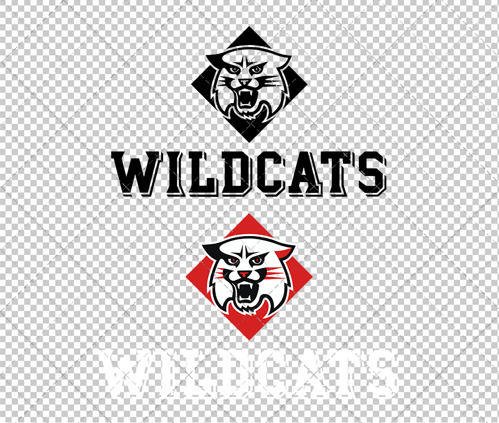 Davidson Wildcats Alternate 2010 002, Svg, Dxf, Eps, Png - SvgShopArt