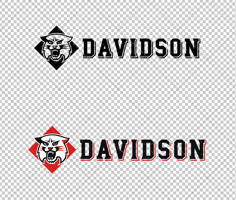 Davidson Wildcats Alternate 2010 004, Svg, Dxf, Eps, Png - SvgShopArt