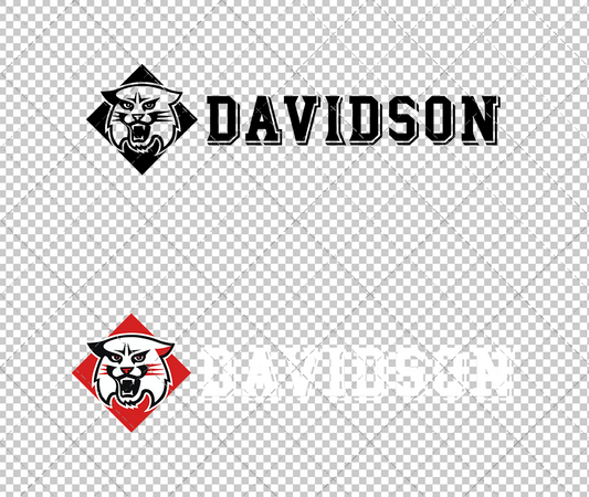 Davidson Wildcats Alternate 2010 005, Svg, Dxf, Eps, Png - SvgShopArt
