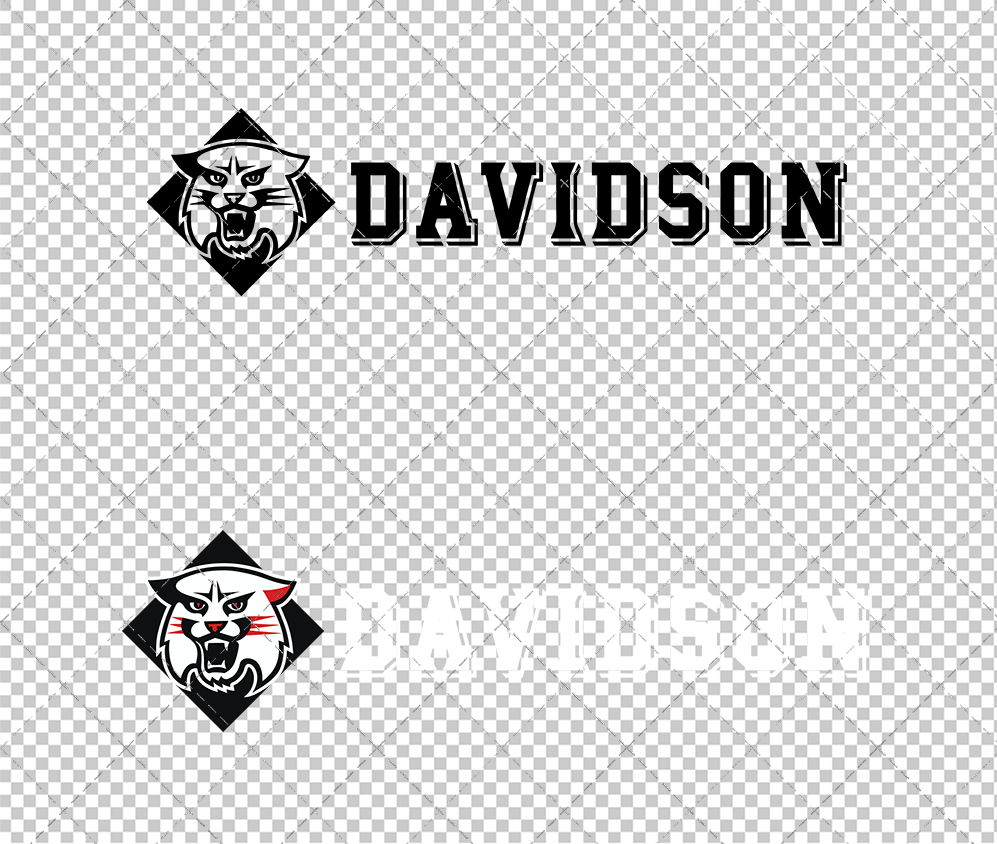 Davidson Wildcats Alternate 2010 006, Svg, Dxf, Eps, Png - SvgShopArt