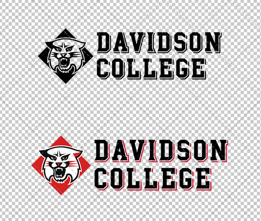 Davidson Wildcats Alternate 2010 007, Svg, Dxf, Eps, Png - SvgShopArt
