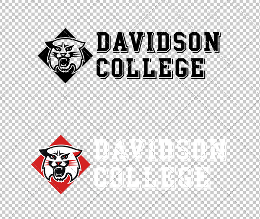 Davidson Wildcats Alternate 2010 008, Svg, Dxf, Eps, Png - SvgShopArt