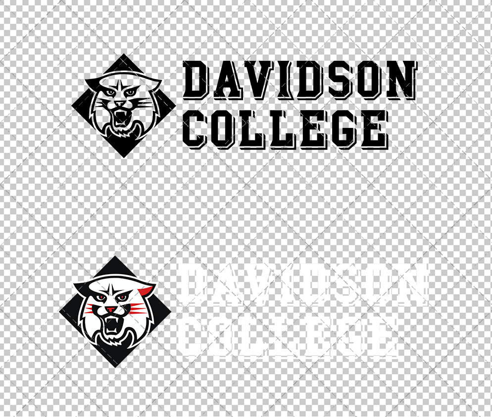 Davidson Wildcats Alternate 2010 009, Svg, Dxf, Eps, Png - SvgShopArt