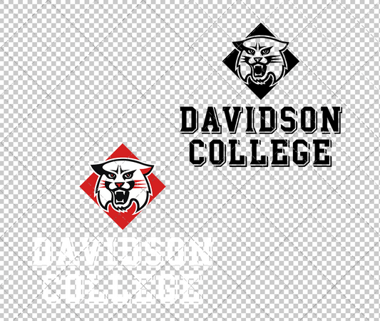 Davidson Wildcats Alternate 2010 011, Svg, Dxf, Eps, Png - SvgShopArt