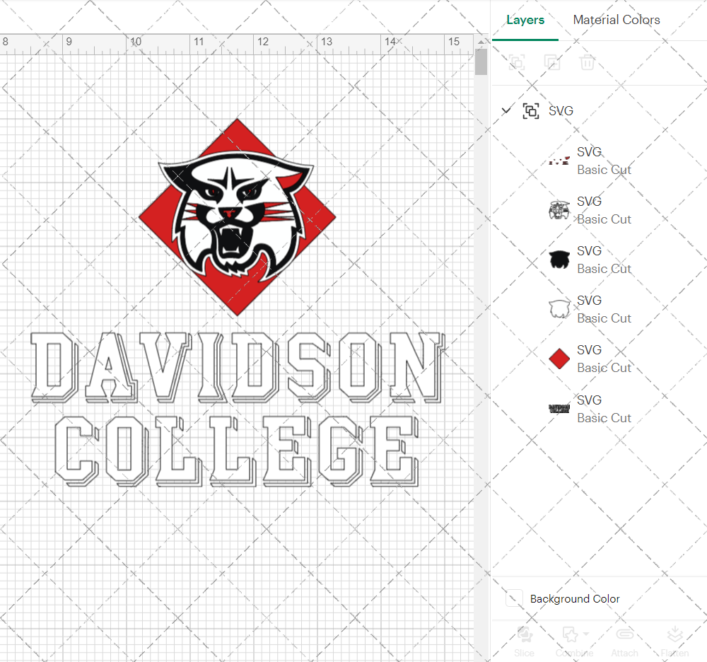 Davidson Wildcats Alternate 2010 011, Svg, Dxf, Eps, Png - SvgShopArt