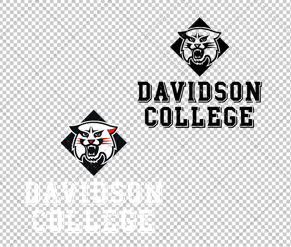 Davidson Wildcats Alternate 2010 012, Svg, Dxf, Eps, Png - SvgShopArt