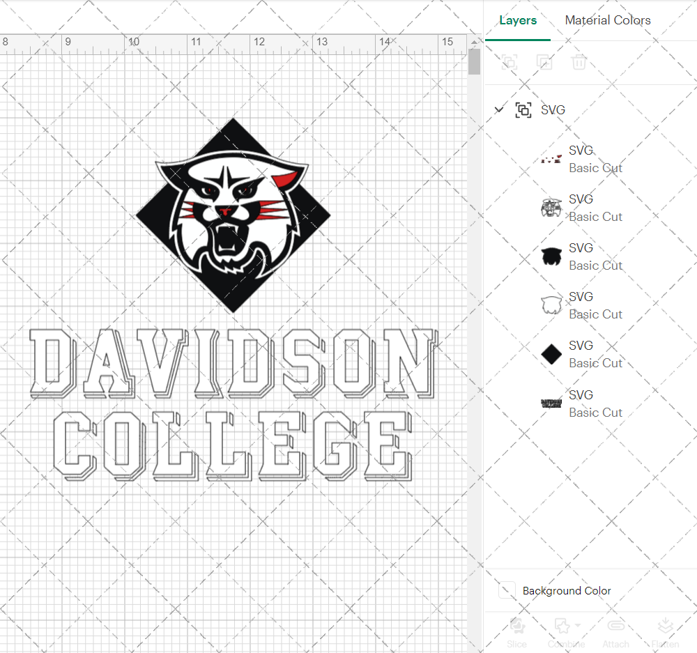 Davidson Wildcats Alternate 2010 012, Svg, Dxf, Eps, Png - SvgShopArt