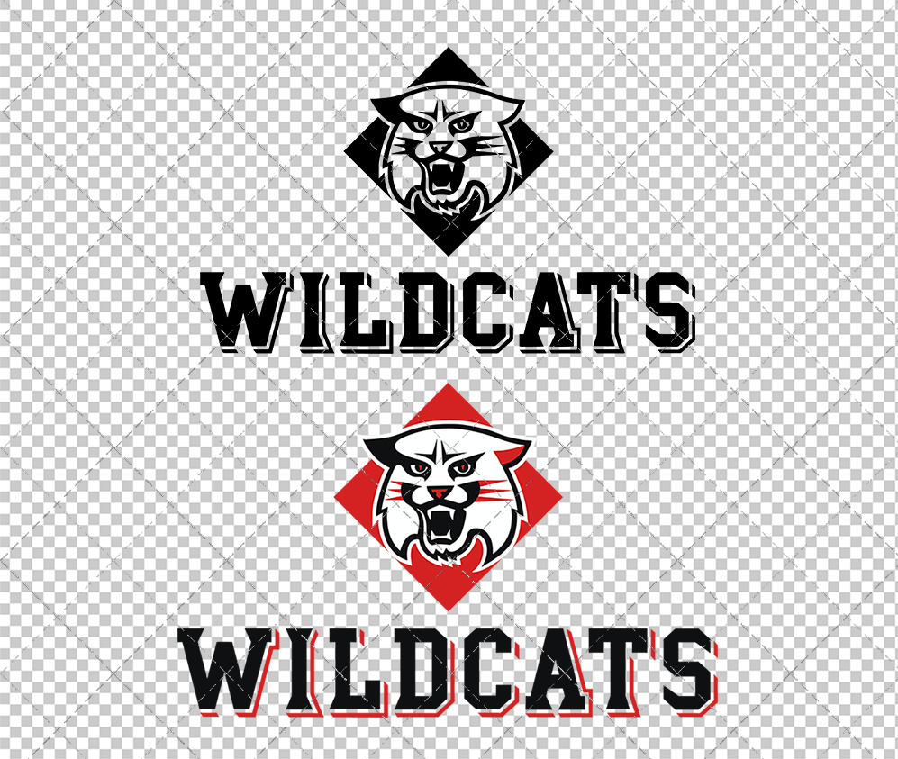 Davidson Wildcats Alternate 2010, Svg, Dxf, Eps, Png - SvgShopArt