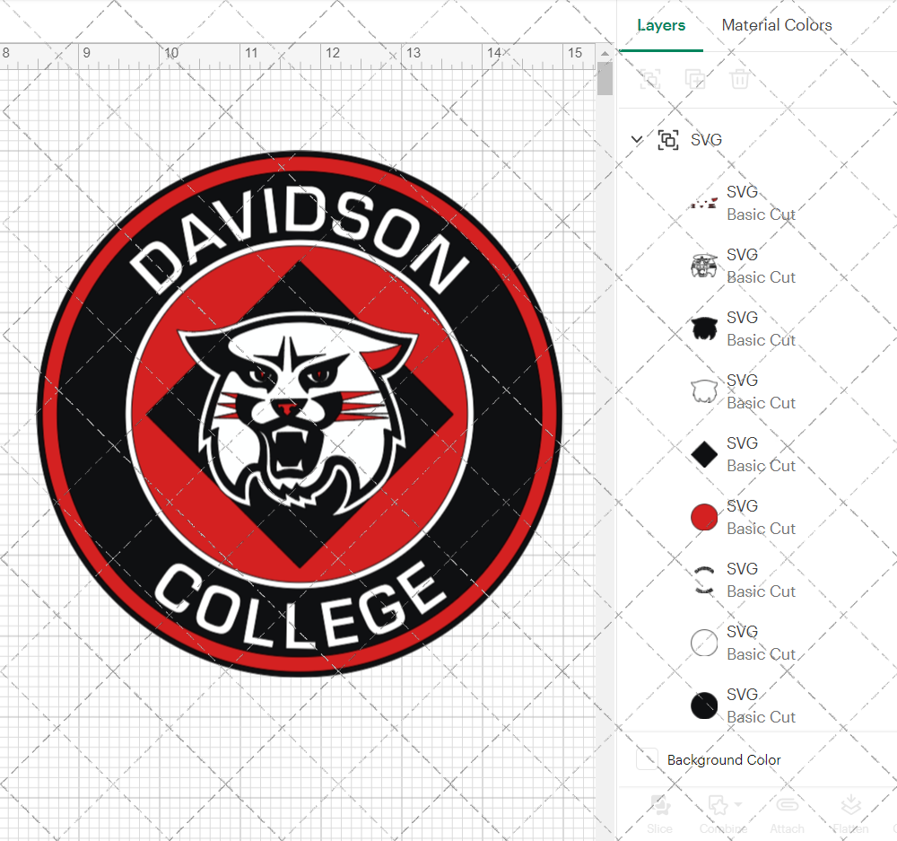 Davidson Wildcats Circle 2021, Svg, Dxf, Eps, Png - SvgShopArt