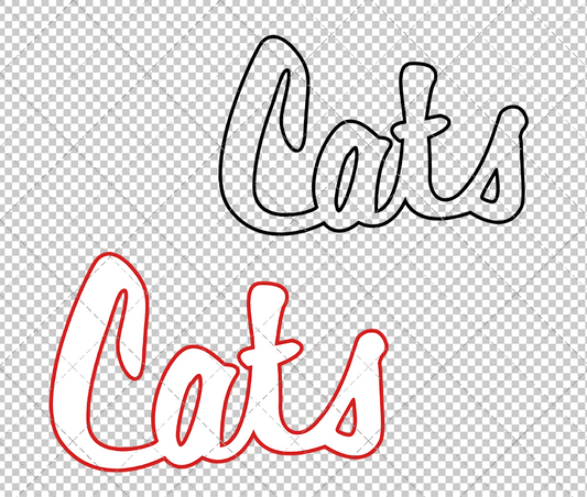 Davidson Wildcats Helmet Logos 1996, Svg, Dxf, Eps, Png - SvgShopArt