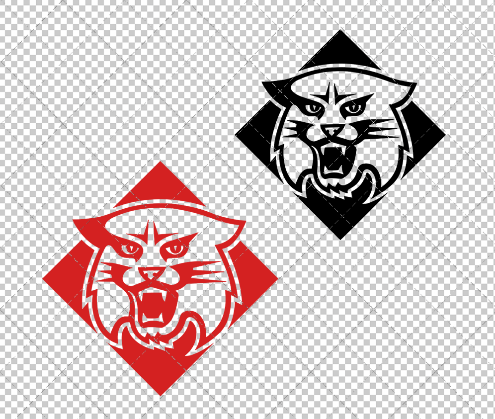Davidson Wildcats Helmet Logos 2021, Svg, Dxf, Eps, Png - SvgShopArt