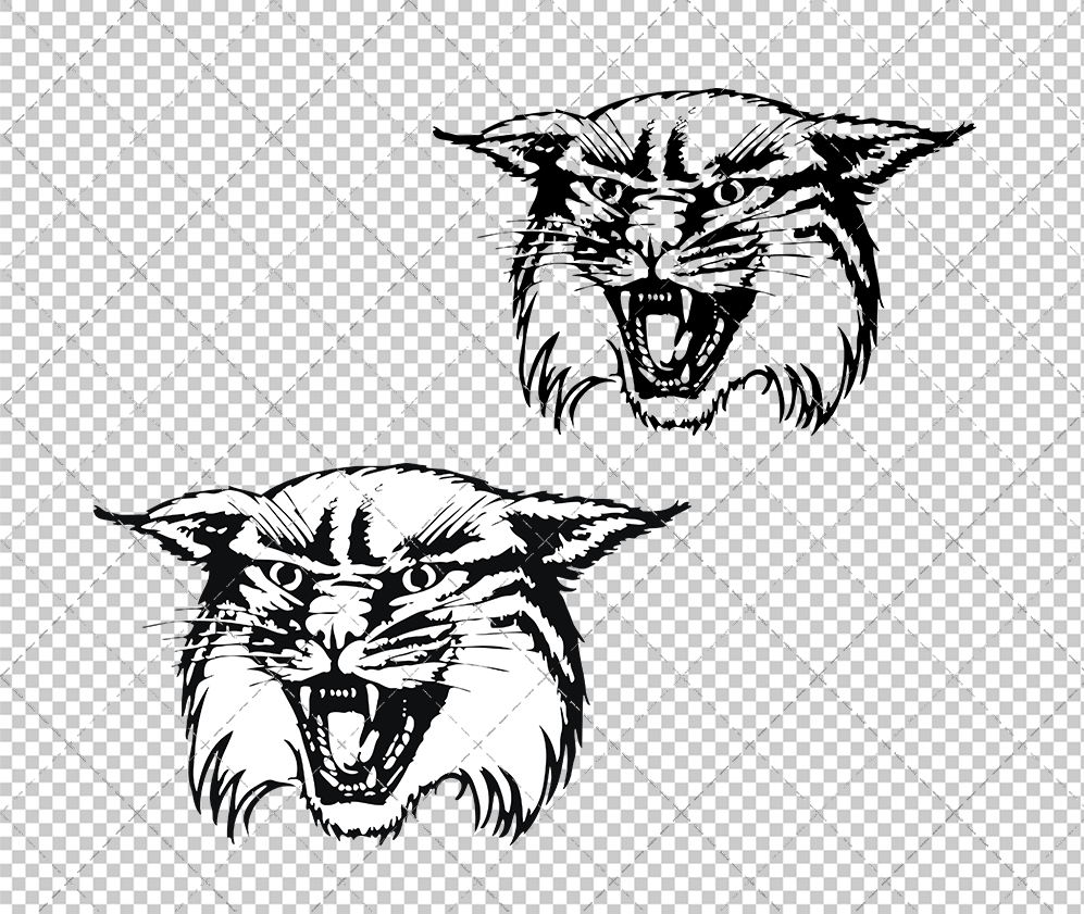 Davidson Wildcats Secondary 1989 002, Svg, Dxf, Eps, Png - SvgShopArt