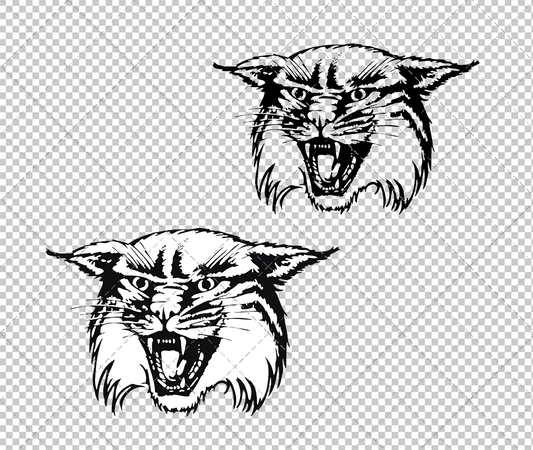 Davidson Wildcats Secondary 1989 002, Svg, Dxf, Eps, Png - SvgShopArt