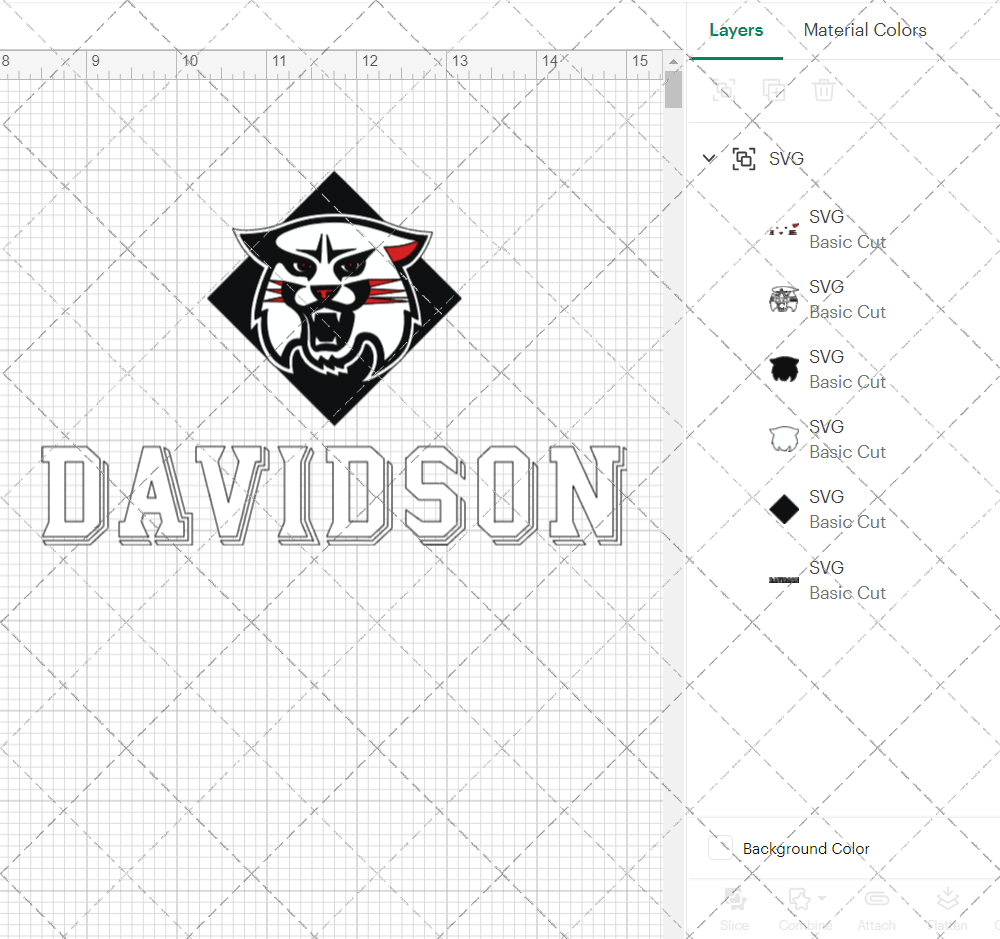 Davidson Wildcats Secondary 2010 002, Svg, Dxf, Eps, Png - SvgShopArt