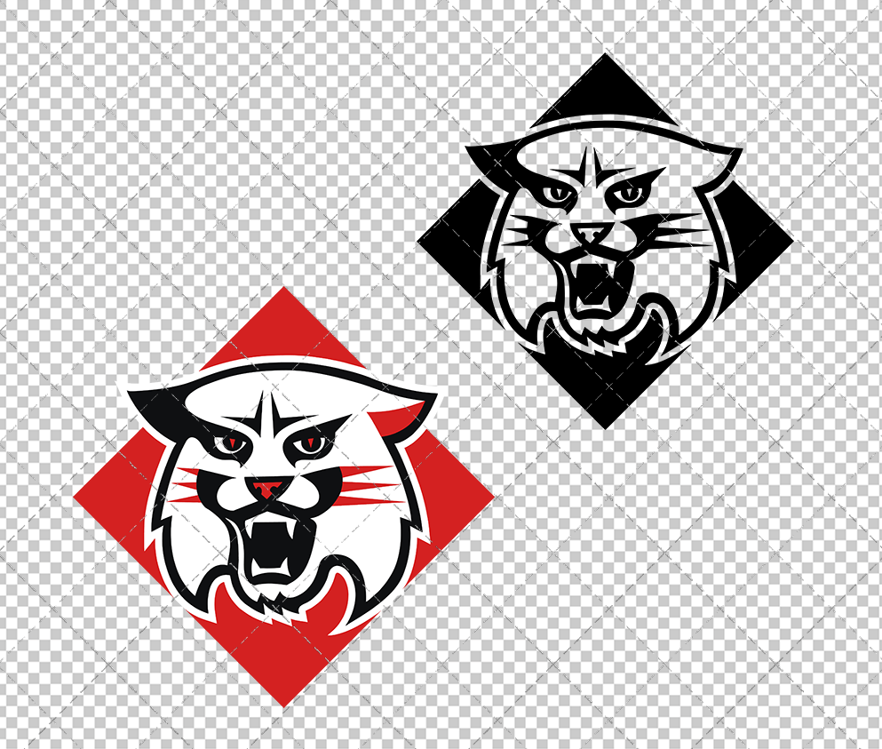Davidson Wildcats Secondary 2010 003, Svg, Dxf, Eps, Png - SvgShopArt