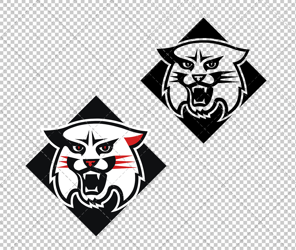 Davidson Wildcats Secondary 2010 004, Svg, Dxf, Eps, Png - SvgShopArt