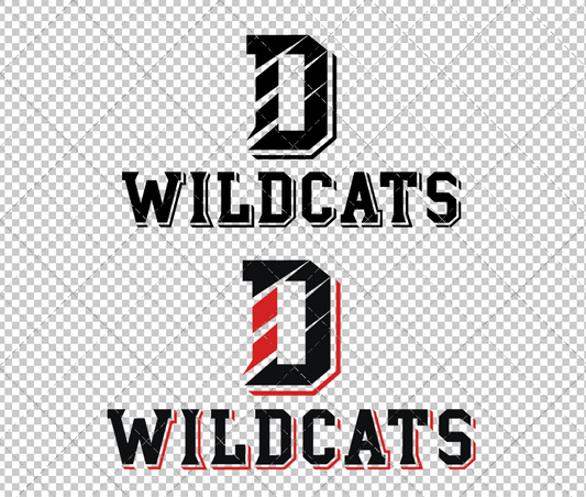 Davidson Wildcats Secondary 2010 008, Svg, Dxf, Eps, Png - SvgShopArt