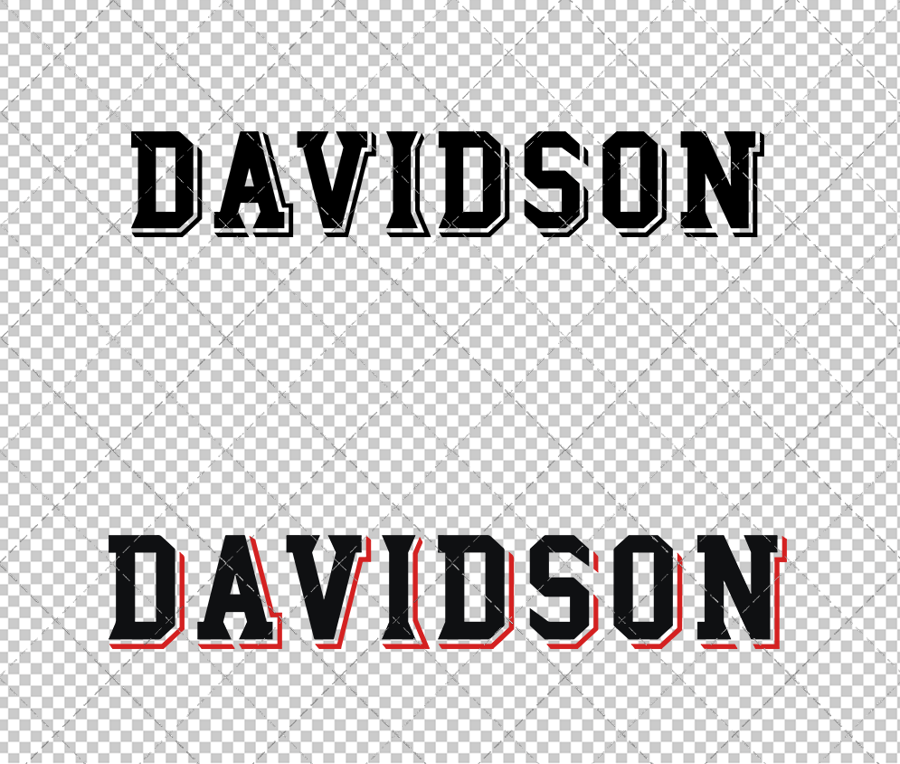 Davidson Wildcats Wordmark 2010 002, Svg, Dxf, Eps, Png - SvgShopArt